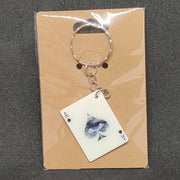 David Blaine Skull & Bones Ace of Spades Keychain